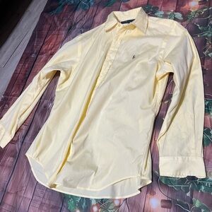 Ralph Lauren Pale Yellow Dress Shirt